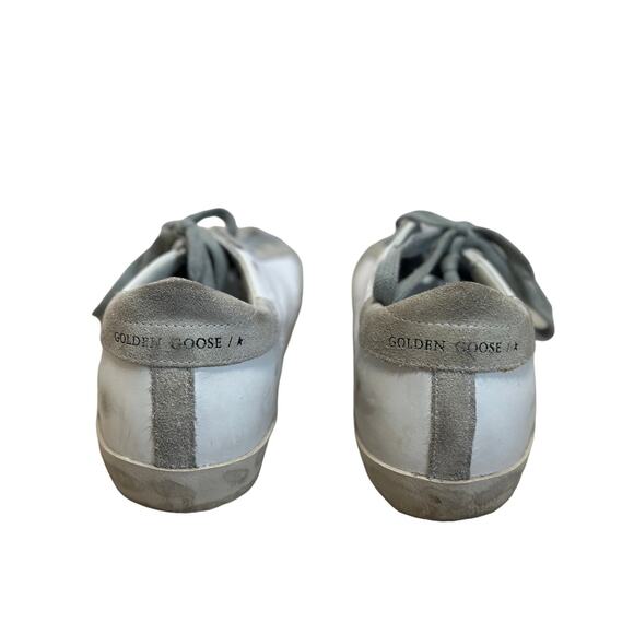 Golden Goose Superstar White Leather & Python Sneaker‎ size 37 - Picture 4 of 6